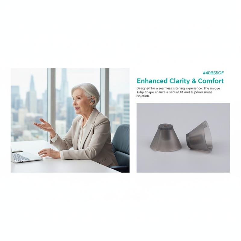 Silicone Ear Tip Replacement - 10pcs Soft Silicone Replacement Hearing Aid
