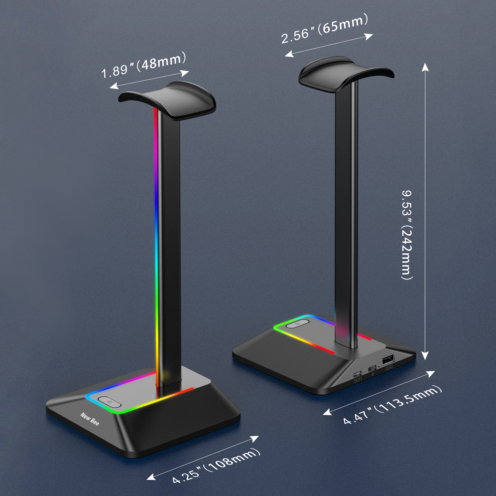 New Bee Z8 RGB Headphones Stan – Gaming Headset Rgb recenzja i cena
