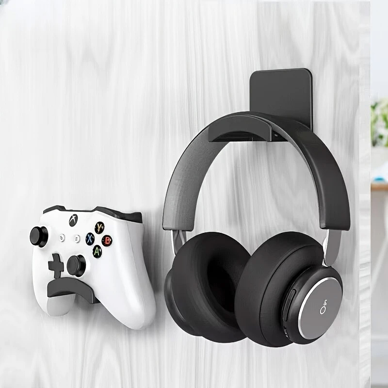 4Pcs Black Adhesive Headphone  – Headphone Stand Desk recenzja i cena