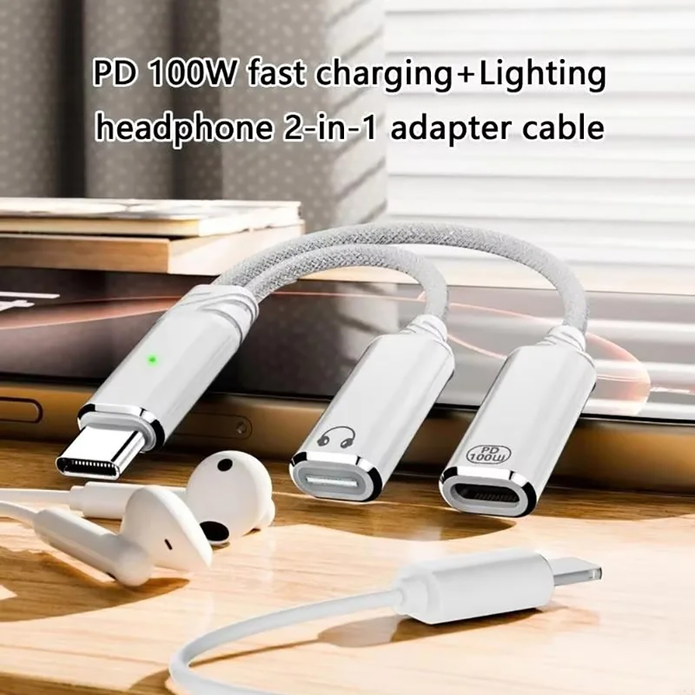 USB C Splitter 2 in 1 Headphon – Earphone Splitter Jack recenzja i cena