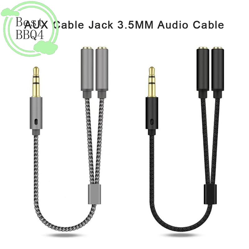 (BBQ4)AUX Cable Jack 3.5MM Aud – Earphone Splitter Jack recenzja i cena