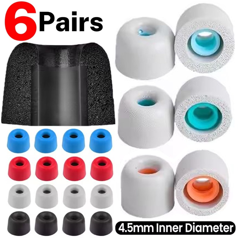 6/1Pairs Soft Memory Foam Earb – Earphone Foam Tip recenzja i cena
