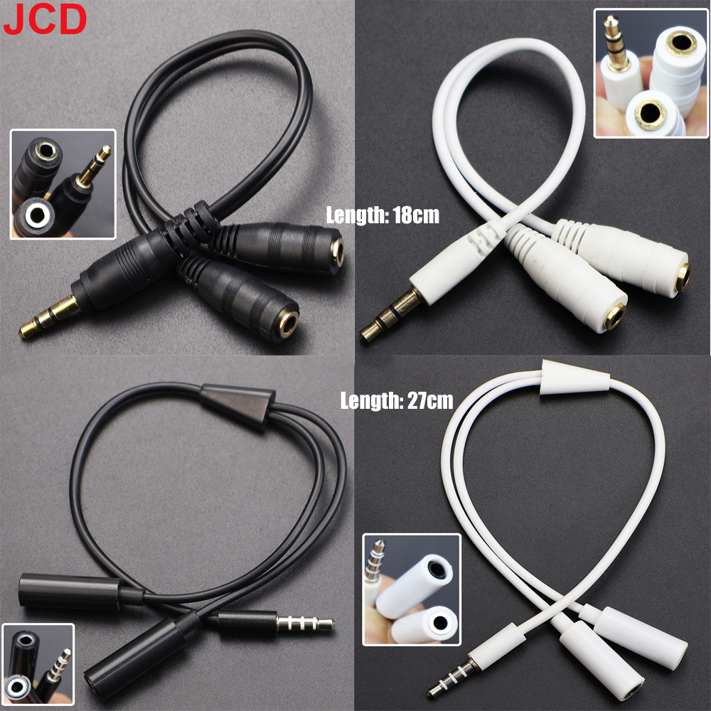 JCD 1Male to 2 Dual Female Y S – Earphone Splitter Jack recenzja i cena