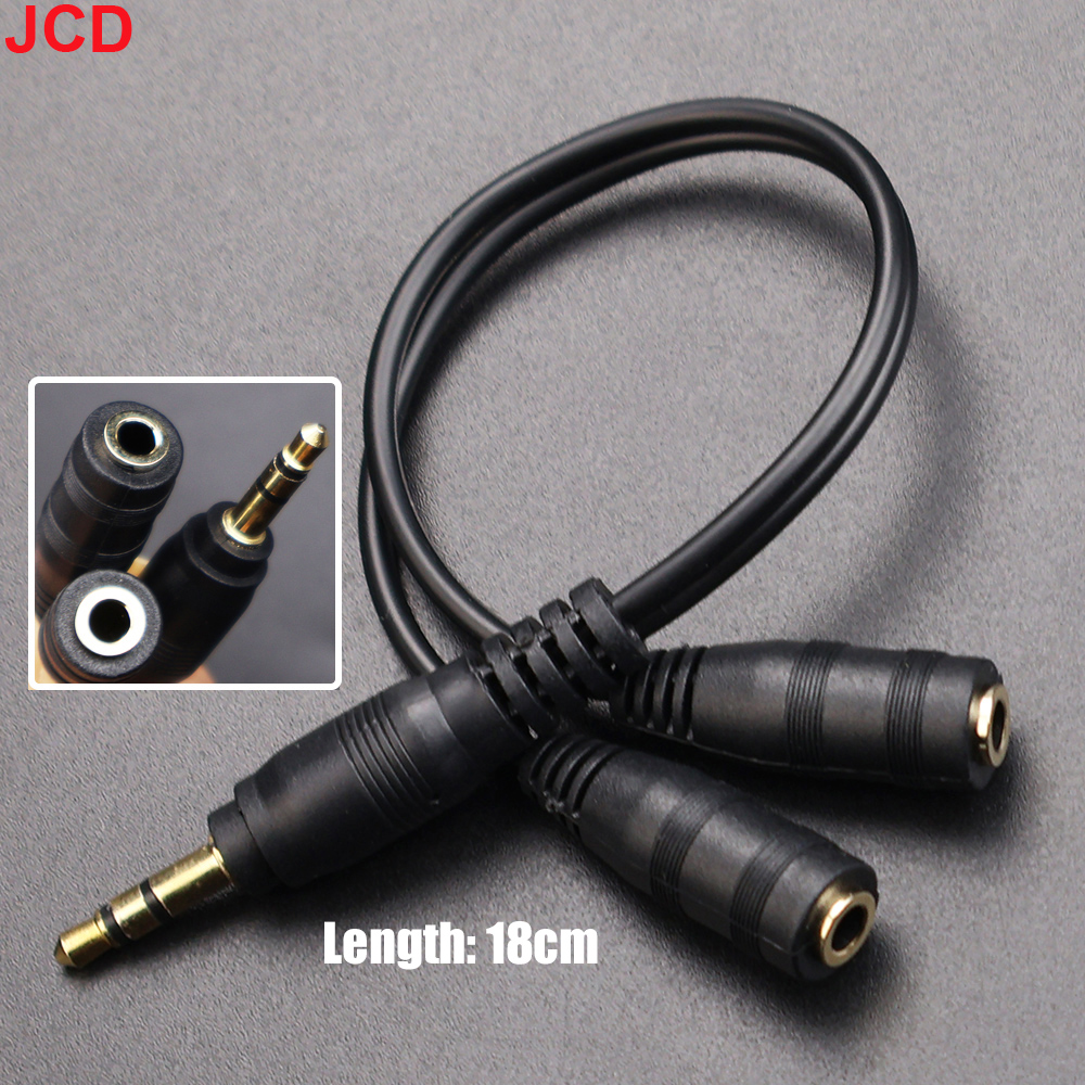 JCD 1Male to 2 Dual Female Y S – Earphone Splitter Jack recenzja i cena