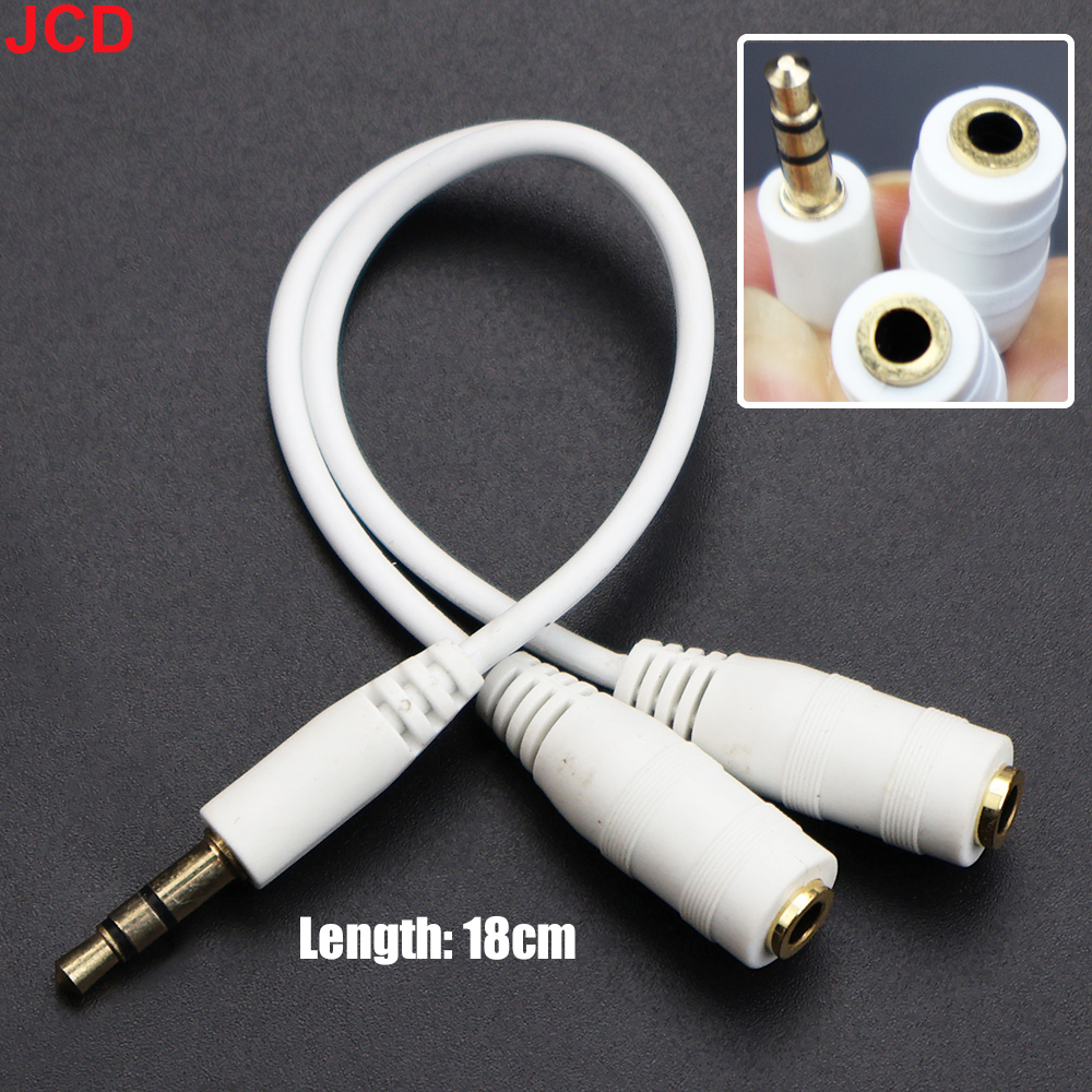 JCD 1Male to 2 Dual Female Y S – Earphone Splitter Jack recenzja i cena