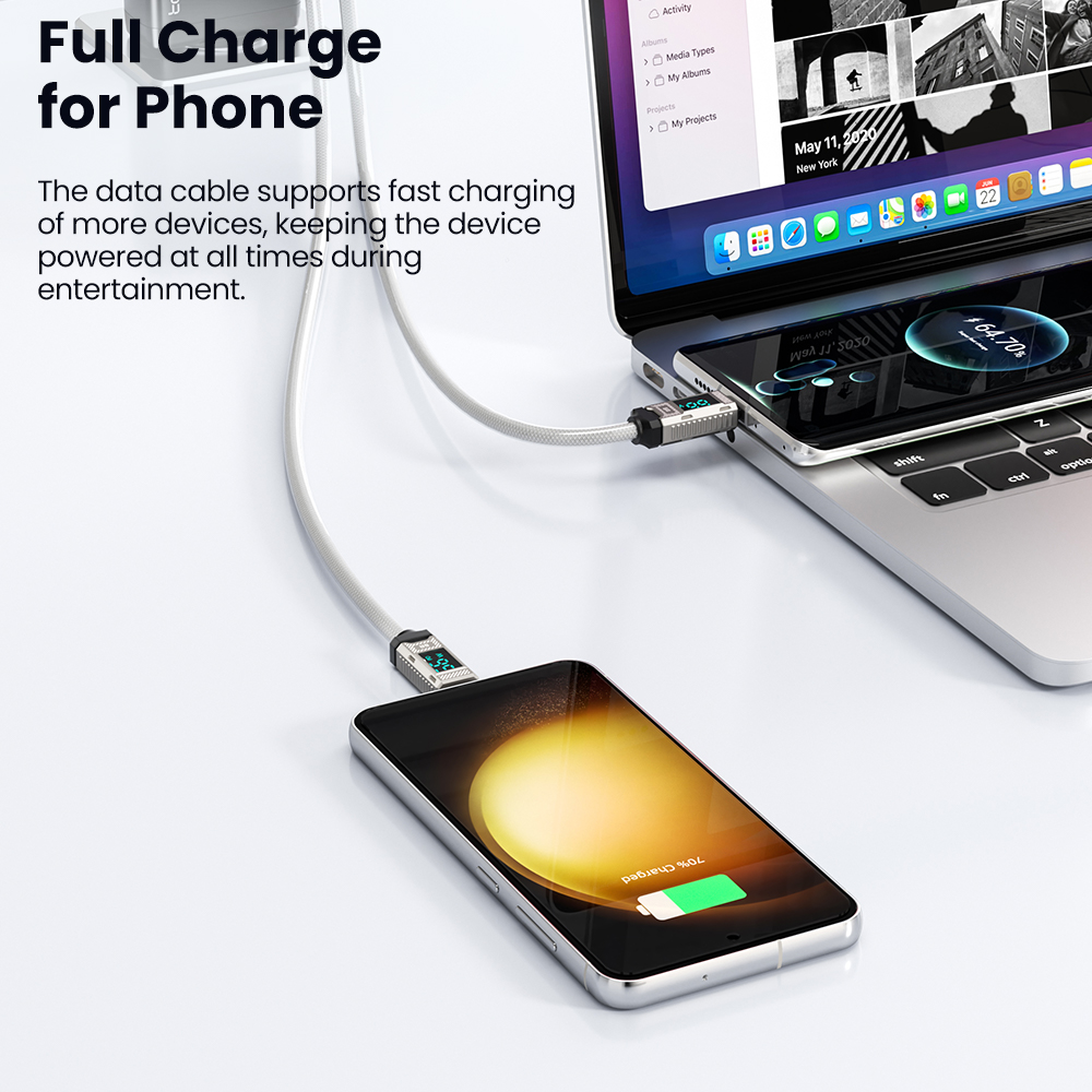 Toocki PD 66W USB C Cable 6A D – Usb C Earphone recenzja i cena