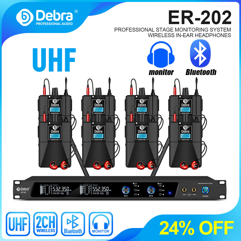 Debra UHF IEM ER-202 Wireless  – In Ear Monitor Iem recenzja i cena