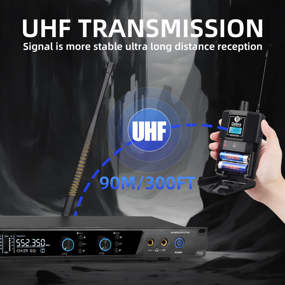 Debra UHF IEM ER-202 Wireless  – In Ear Monitor Iem recenzja i cena