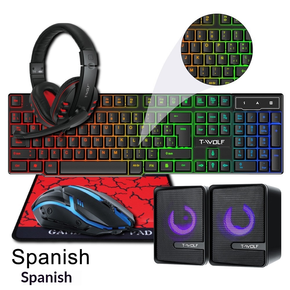 Spanish Russian Keyboard Layou – Gaming Headset Rgb recenzja i cena