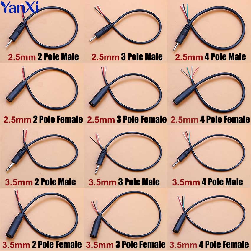 1pcs 2.5mm 3.5mm Mono Stereo A – Audiophile Headphone Wired recenzja i cena