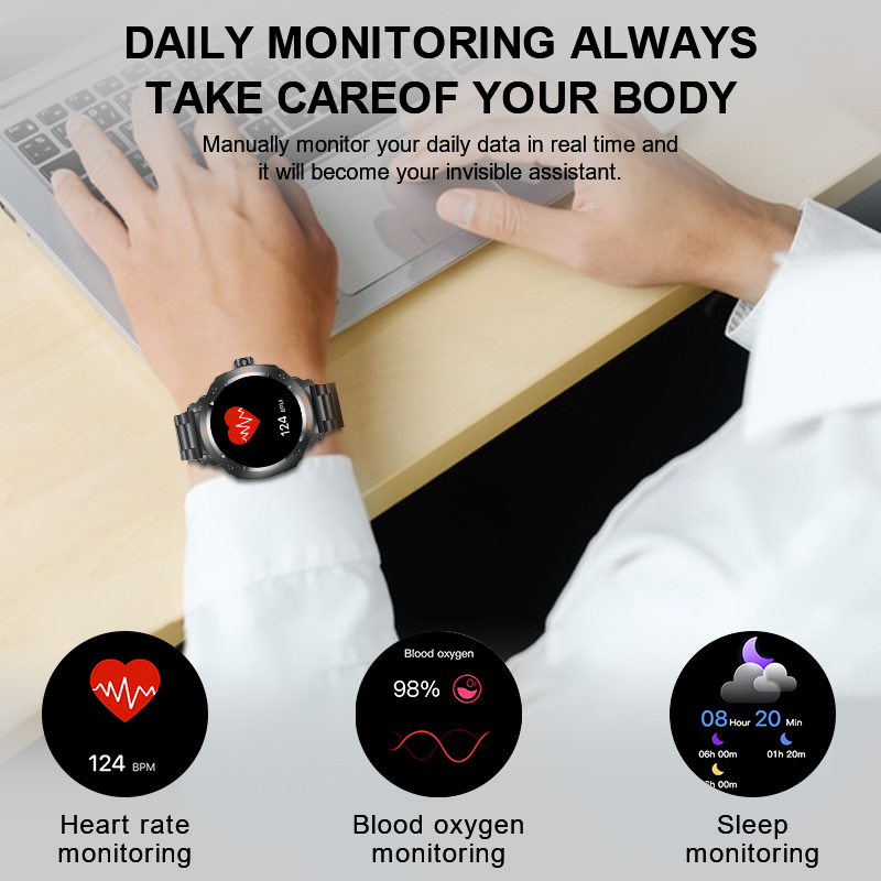 New Men's 2 In 1 Headset Smart – Earbuds Charging Case recenzja i cena