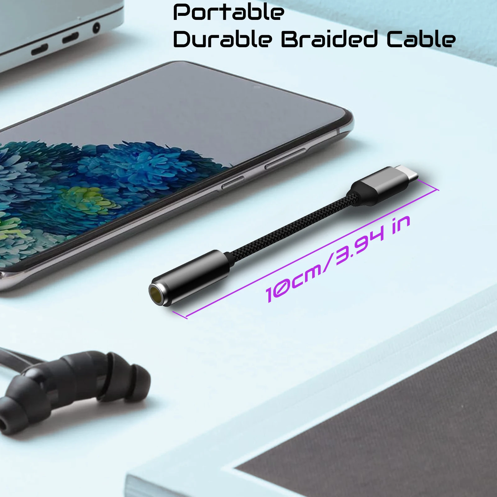 USB Type C 3.5 Jack Adapter US – Cable Extension 3.5 recenzja i cena