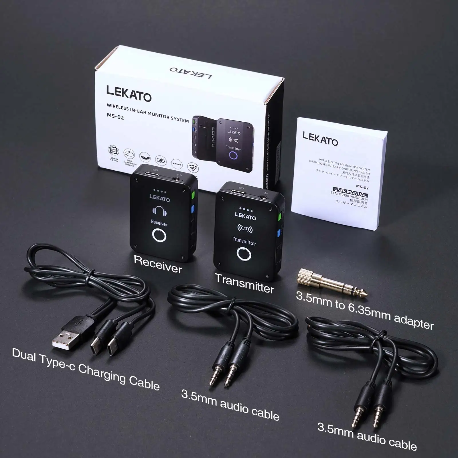 Lekato Ms-02 Wireless Iem Syst – In Ear Monitor Iem recenzja i cena