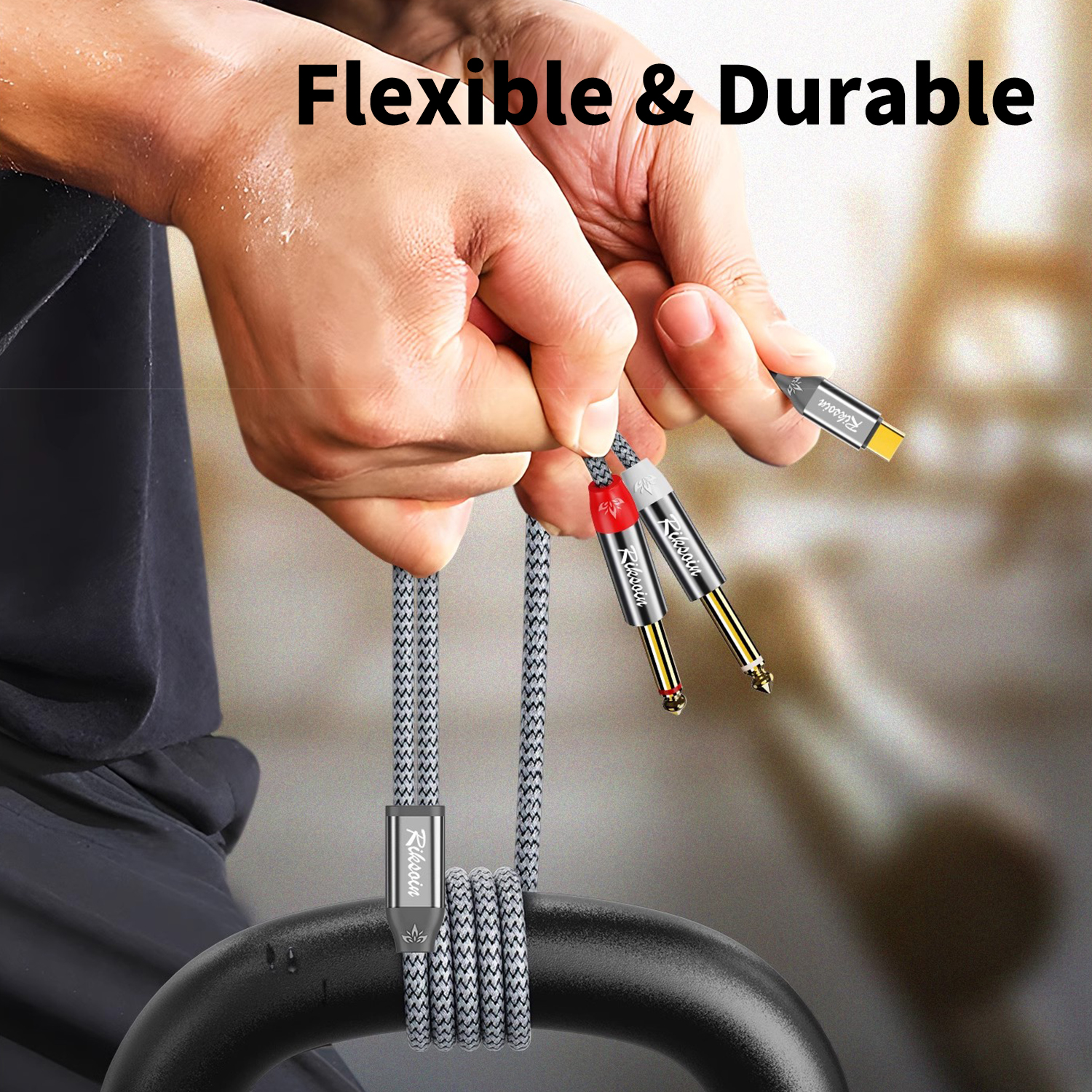 USB Type C to Dual 6.35mm TS A – Audio Splitter Y recenzja i cena