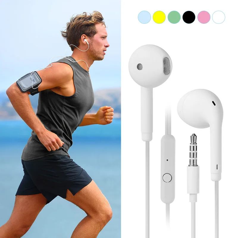 1/2/3/4Pcs Universal 3.5mm Ste – Wired Earphone Mic recenzja i cena