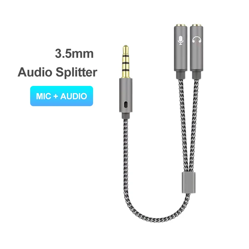 Headset splitter 3.5mm audio m – Earphone Splitter Jack recenzja i cena