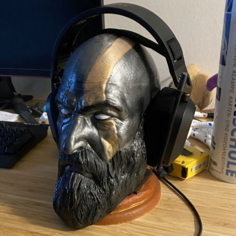 God Of War Kratos Statue Headp – Headphone Stand Desk recenzja i cena