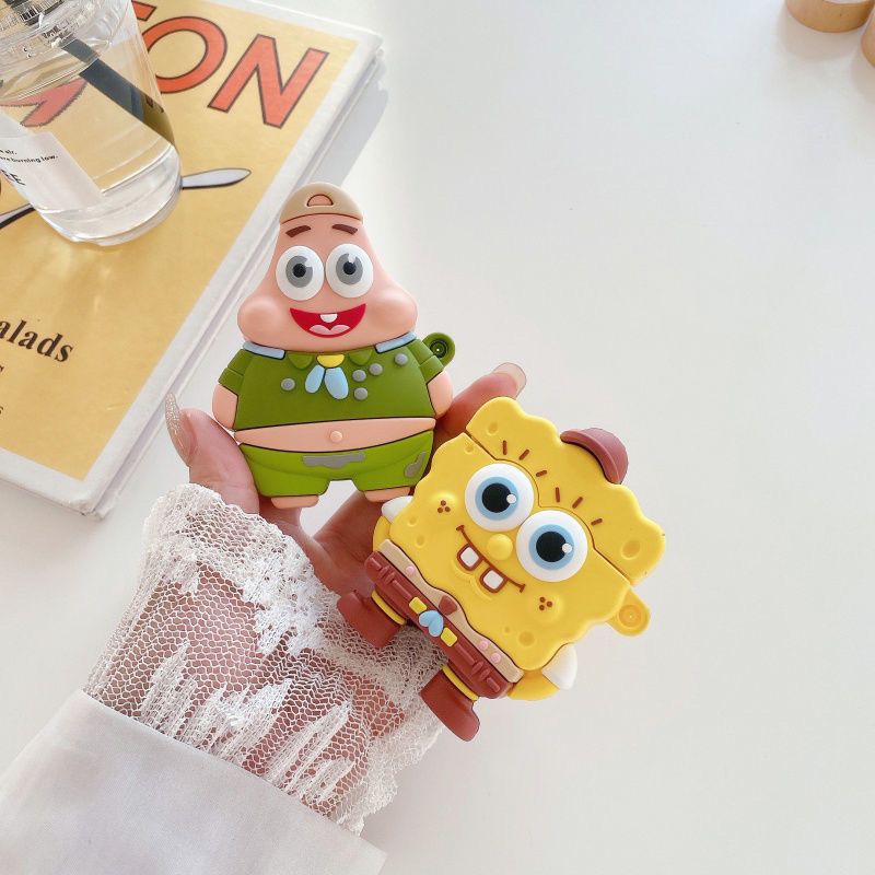 Cute SpongeBob Creative Silico – Earbuds Charging Case recenzja i cena