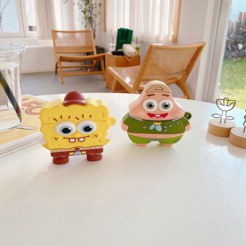 Cute SpongeBob Creative Silico – Earbuds Charging Case recenzja i cena