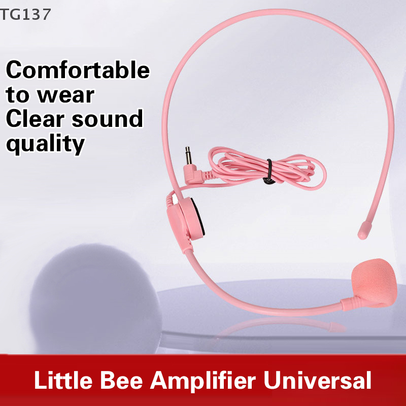 1Pcs 3.5MM Pink Headworn Wired – Wired Earphone Mic recenzja i cena