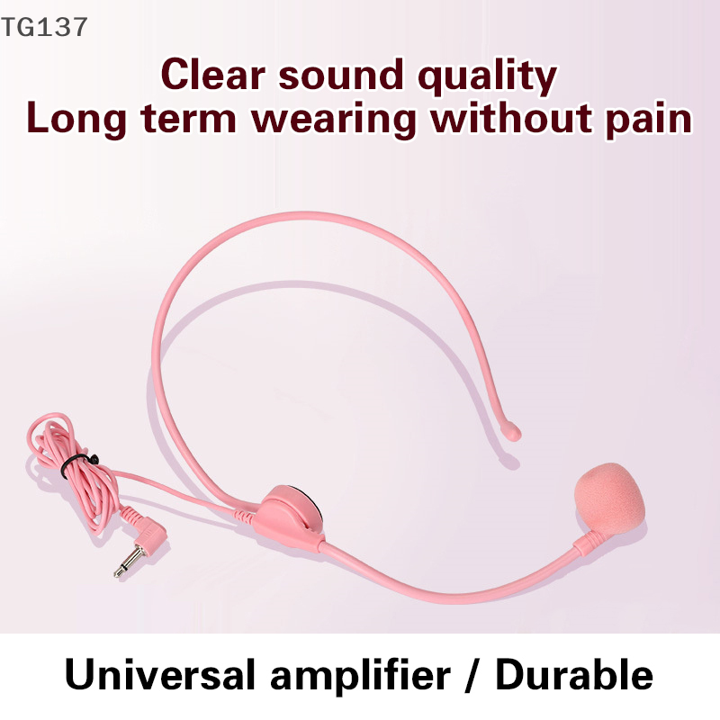 1Pcs 3.5MM Pink Headworn Wired – Wired Earphone Mic recenzja i cena