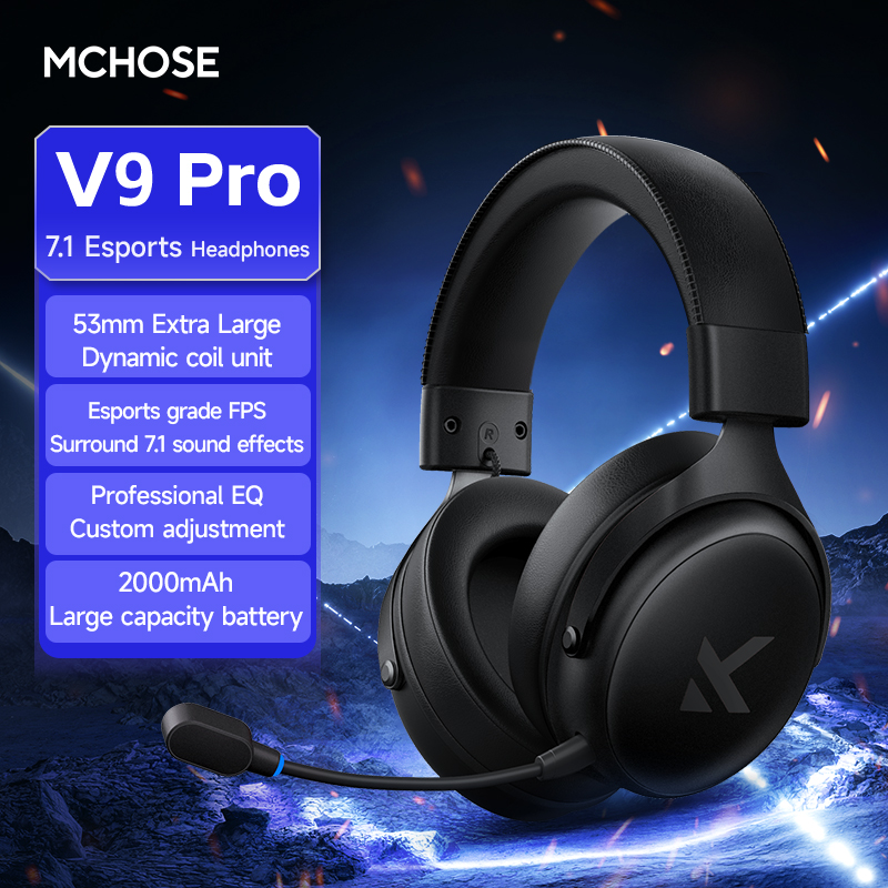 MCHOSE V9 Pro Headset with Mic – Gaming Headset Rgb recenzja i cena