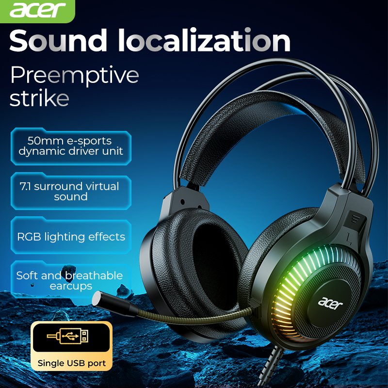 RGB Cool Lighting Wired Earpho – Gaming Headset Rgb recenzja i cena