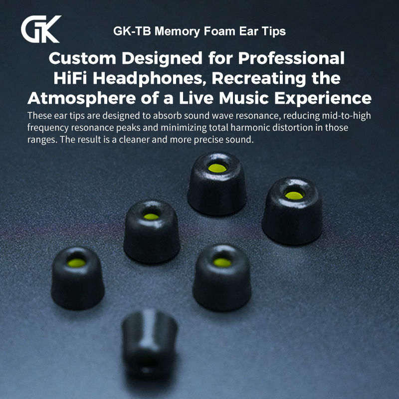 GK-TB 3Pair(6pcs) Noise Isolat – Earphone Foam Tip recenzja i cena