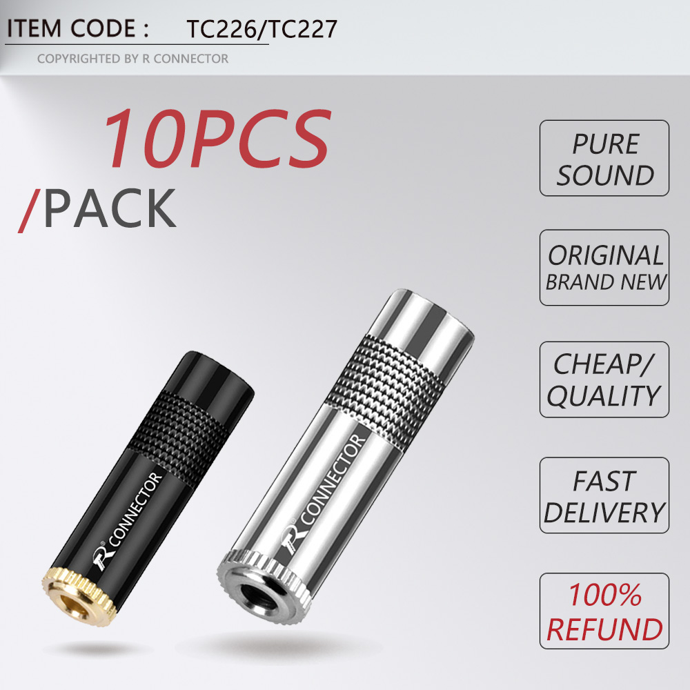 10pcs Audio 3.5mm/6.35mm Jack  – Audiophile Headphone Wired recenzja i cena