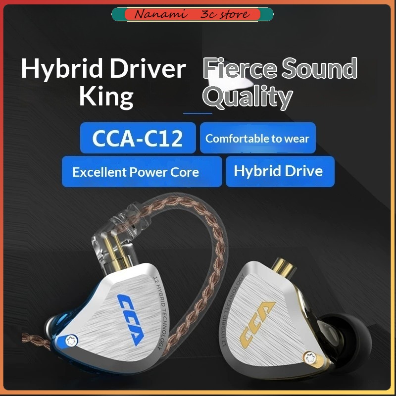 CCA C12 Earphones Hi-Fi Audiop – Audiophile Headphone Wired recenzja i cena