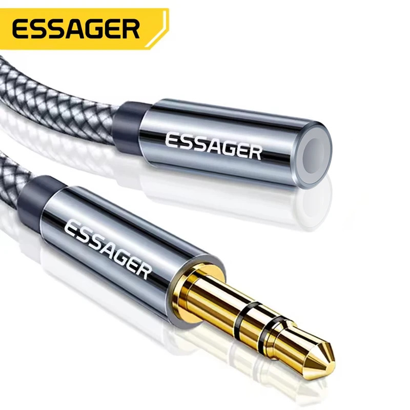 Essager 3.5mm Audio Aux Cable  – Earphone Splitter Jack recenzja i cena