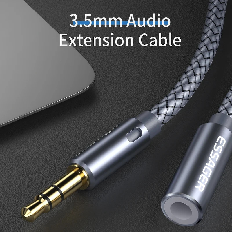 Essager 3.5mm Audio Aux Cable  – Earphone Splitter Jack recenzja i cena