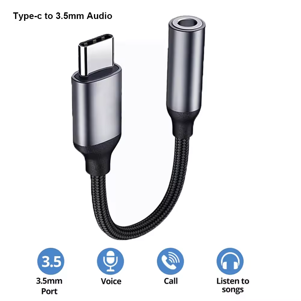 USB C 3.5mm Audio Adapter USB  – Audiophile Headphone Wired recenzja i cena