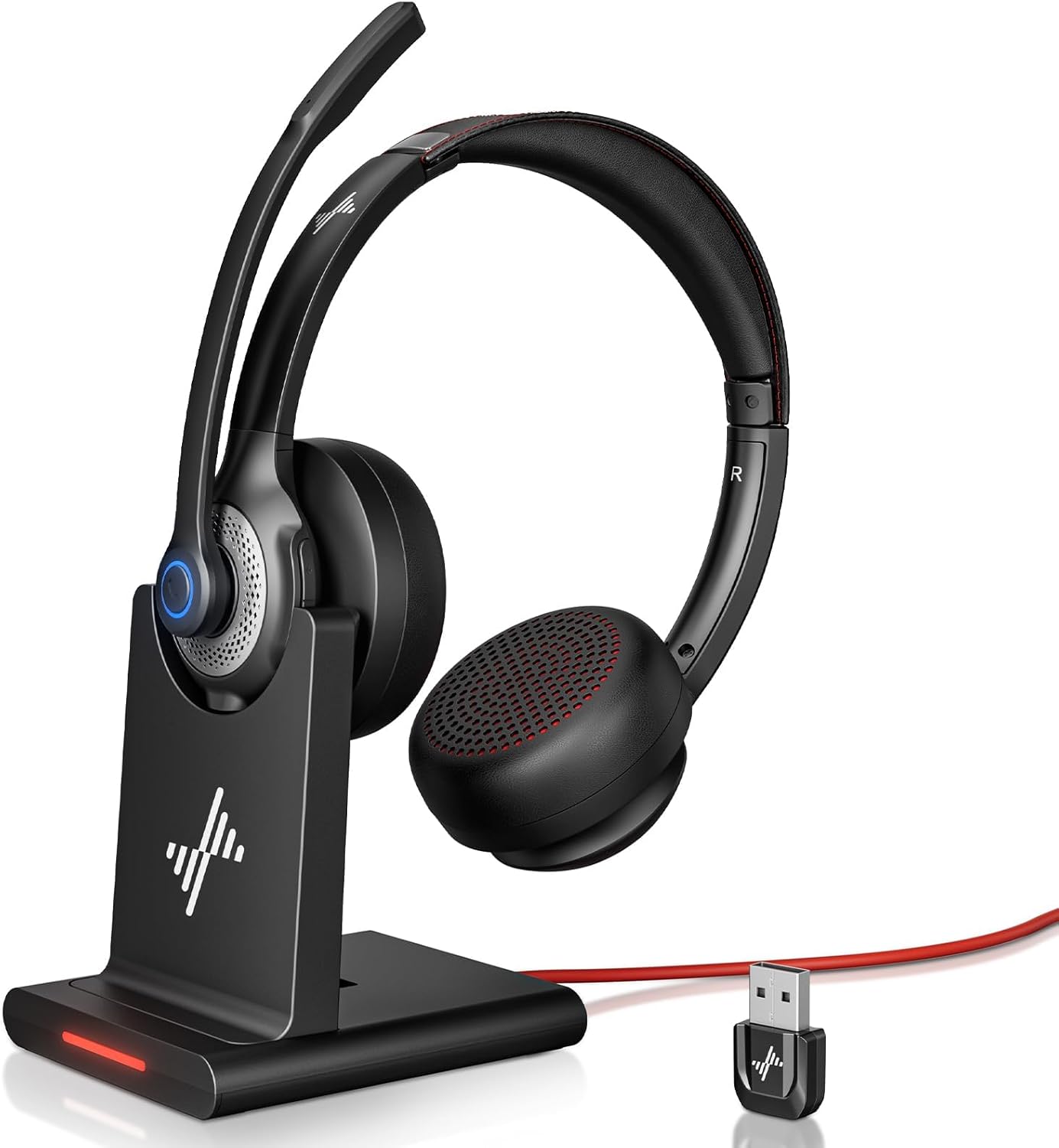 Bluetooth 5.2 Headset with Mic – Bluetooth Headset On Ear recenzja i cena