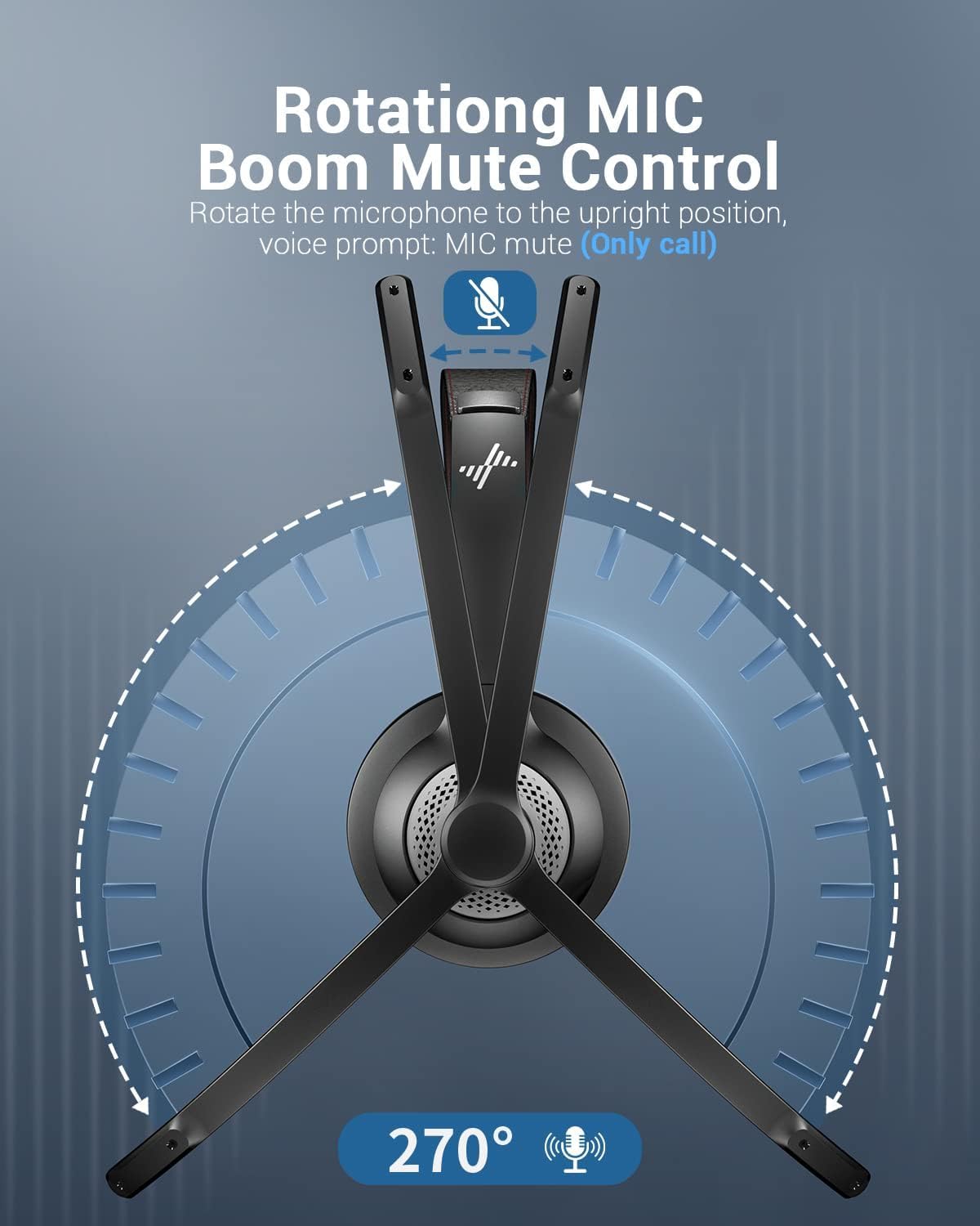 Bluetooth 5.2 Headset with Mic – Bluetooth Headset On Ear recenzja i cena