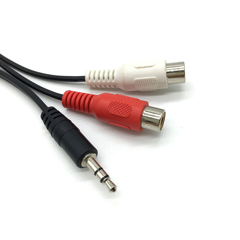 3.5 Jack Male to 2RCA 2AV Fema – Earphone Splitter Jack recenzja i cena