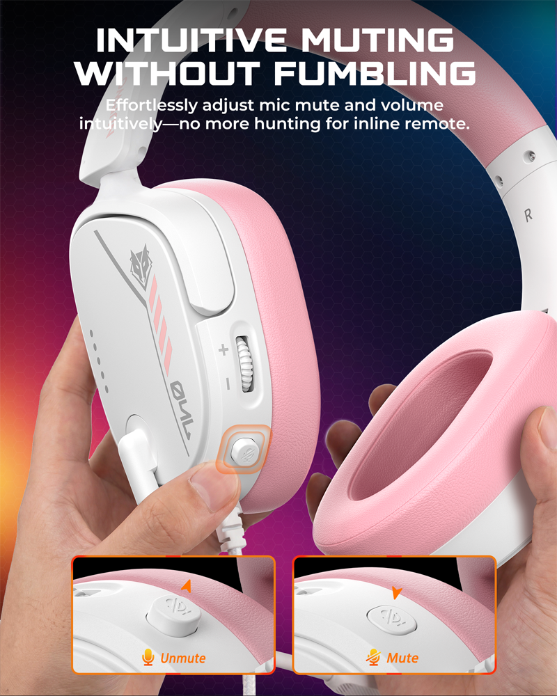 NUBWO HG04L Gaming Headset for – Gaming Headset Rgb recenzja i cena