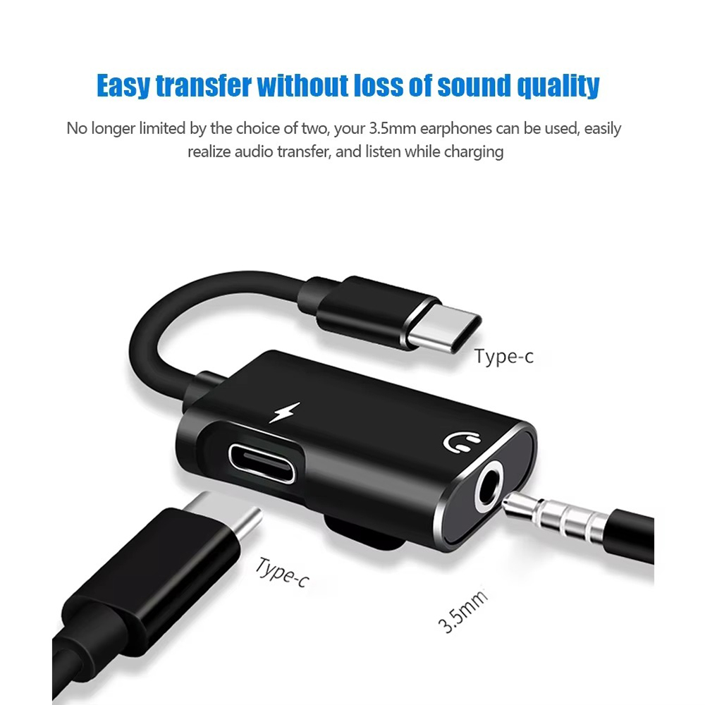 2 in 1 Headphone Audio Cable A – Earphone Splitter Jack recenzja i cena